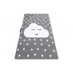 Pilkas kilimas - debesėlis su žvaigždelėmis