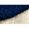 Tamsiai mėlynas kilimas - "SOFFI" apvalios formos