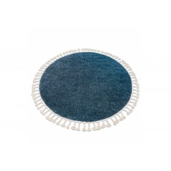 Mėlynas su kutais kilimas "Berber"