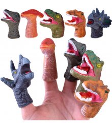 Pirštų lėlės - dinozaurai