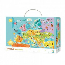 Dodo lavinamoji dėlionė "Europos žemėlapis" 100 detalių