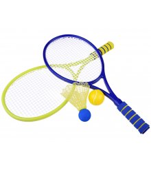 Badmintono rinkinys - spalvingos raketės