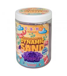 Violetinės spalvos dinaminis kinetinis smėlis