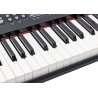 Rožinis vaikiškas pianinas su mikrofonu „Muzikos padangė“
