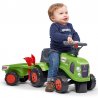 Žalias mini traktorius su priedais