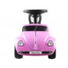 Rožinis vaikiškas automobilis "Volkswagen Beetle"