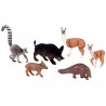 Įvairių safari gyvūnų figūrėlės (meškėnas, dramblys ir kiti gyvūnai)