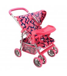 Rožinis lėlių vežimėlis ''Gabrielo''