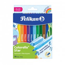 Pelikan flomasteriai 10spalvų