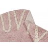 Rožinis vaikiškas kilimas - "ABC"