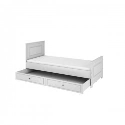 Elegantiška lova su stalčiumi "Ines" 90x200cm