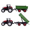 RC traktorius su žalia priekaba