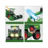 RC traktorius su žalia priekaba