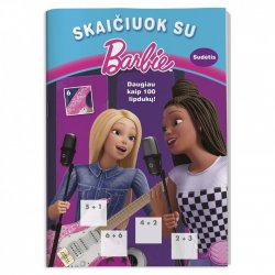 Sudėties knygelė ''Barbie'' + lipdukai