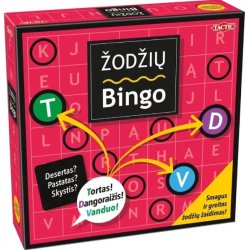 Stalo žaidimas "Žodžių Bingo"