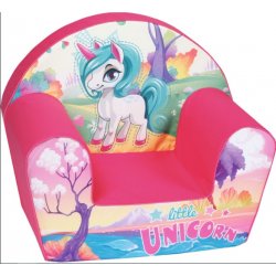 Tamsiai rožinis foteliukas - Unicorn