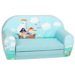 Žydros spalvos sofa - Piratai