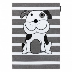 Pilkas kilimas - mielas šuniukas