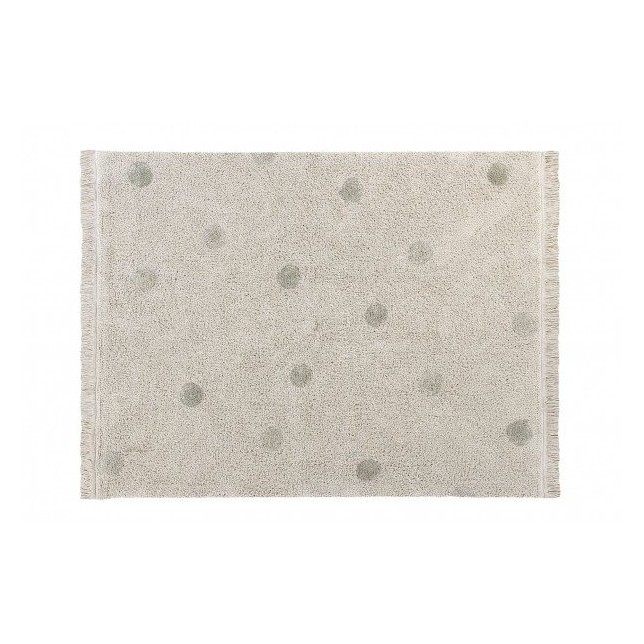Skalbiamas kilimas su taškučiais - "Hippy Dots" 120 x 160 cm