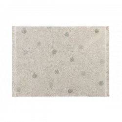 Skalbiamas kilimas su taškučiais - "Hippy Dots" 120 x 160 cm