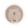 Kids rug Momo Beige ø 120 cm round