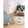 Kids rug Momo Beige ø 120 cm round