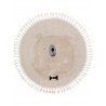 Kids rug Momo Cream ø 120 cm round