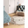 Kids rug Momo Beige ø 120 cm round