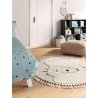 Kids rug Momo Cream ø 120 cm round