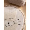 Kids rug Momo Cream ø 120 cm round