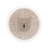 Kids rug Momo Beige ø 120 cm round