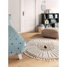 Kids rug Momo Beige ø 120 cm round