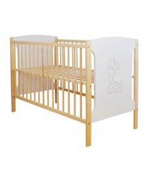 Natūrali kūdikių lovytė - "Hans" 60x120 cm.