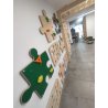 Laipiojimo sienelės komplektas - puzzle wall / 6 vnt