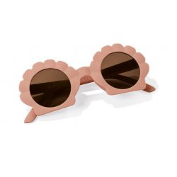 Kriauklės formos vaikiški akiniai nuo saulės, rožiniai