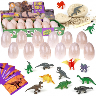 Kasinėjimo rinkinys - 12 Dino kiaušinių