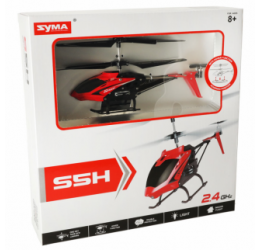 Raudonos spalvos RC sraigtasparnis - SYMA RED