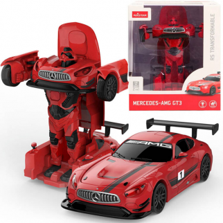 Raudonas RASTAR Mercedes GT3 AMG automobilis - robotas