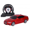 RC valdomas lenktytinis automobilis, raudonas BMW 1:24