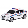 RC sportinis baltas policijos automobilis BMW X6