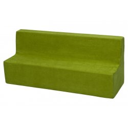 Minkšta sofa vaiko kambariui - žalia