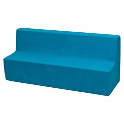 Minkšta sofa vaiko kambariui - mėlyna