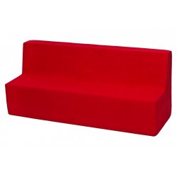 Minkšta sofa vaiko kambariui - raudona