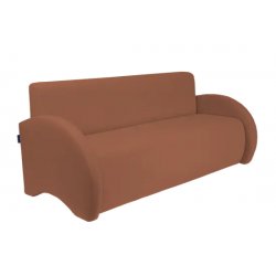 Minkšta vaikiška sofa su porankiais "Combo" - ruda