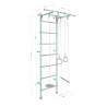 Gimnastikos sienelė Magic - 217 x 58 cm, pilka