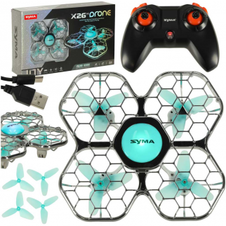 RC dronas Syma X26PRO 2.4GHz Wi-Fi juodas
