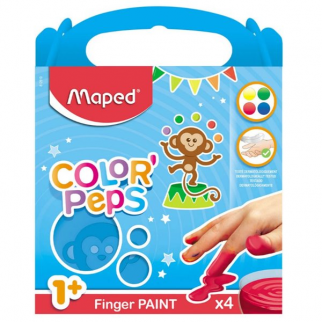 Rinkinys dažymui pirštais "Maped Color’Peps Early Age"