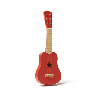 Kid concept medinė raudona gitara