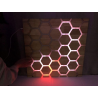 Interaktyvus sieninis šviesų skydelis Honeycomb