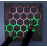 Interaktyvus sieninis šviesų skydelis Honeycomb
